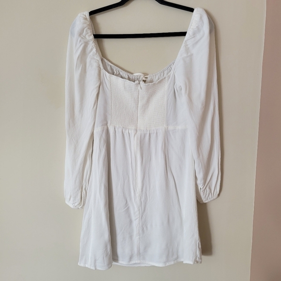 Aritzia Sunday Best Delilah Longsleeve Dress White - Picture 6 of 8